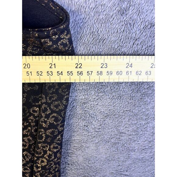 Snap Dress Woman's Size 2XL Gold Black Ruffled Sheath Lined Casual - Picture 8 of 10